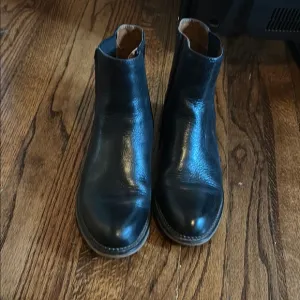 Women's Franco Sarto Black Leather Boots