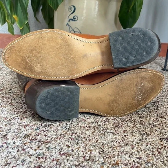 Women’s Vintage ACME Leather Cowboy Boots Size 8.5