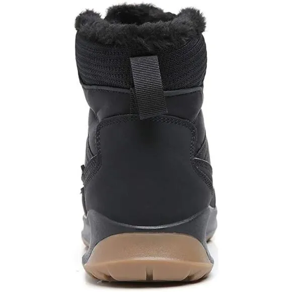 Women's Winter Waterproof Vamp Snow Boots, Black