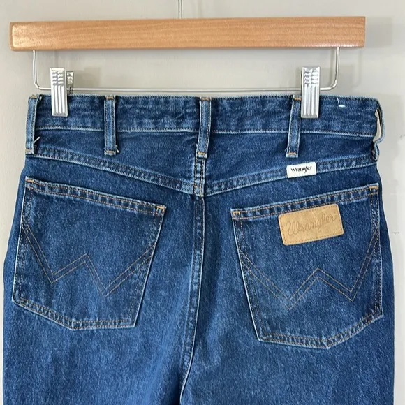Wrangler Wanderer Jean Indigood Earthwash Women High Rise Flare Stretch 28 x 34