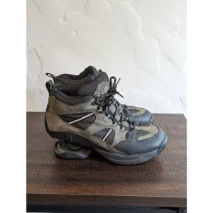 Z-Coil High Desert Gray and Black Hiking Boots Pain Relief Spring Heel Size 10