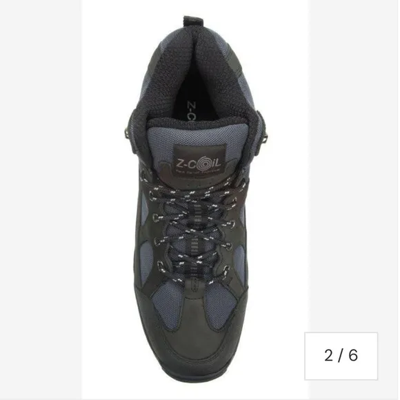 Z-Coil Men's Outback Hiker Covered CoiL Hiking Boots Leather 11.5