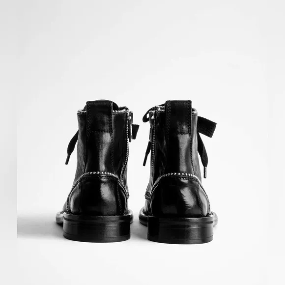 Zadig &amp; Voltaire Laureen Roma Studs Ankle Boots