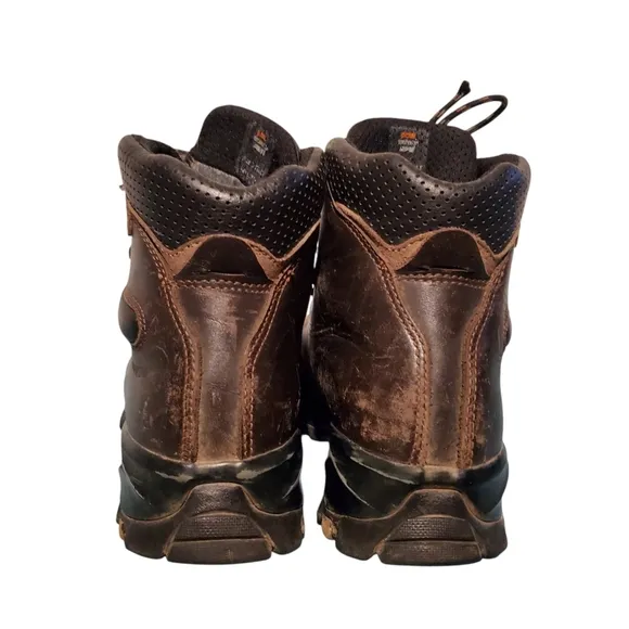 Zamberlan Brown Leather Lace-Up Ankle Hiking Boots Women's 7H, Made In Italy