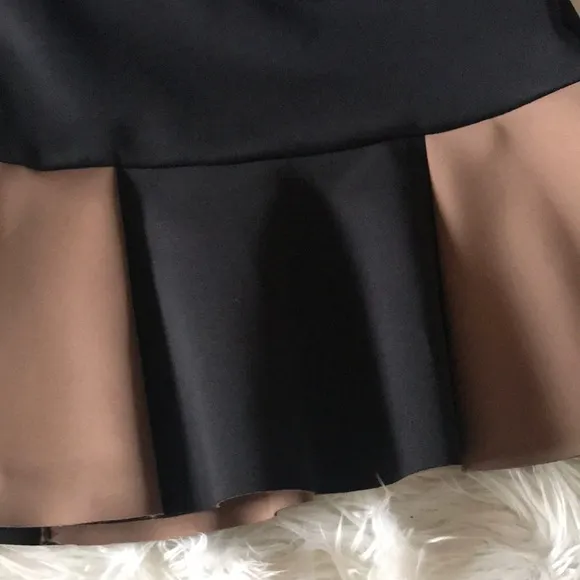 Zara basic two tone mini skirt