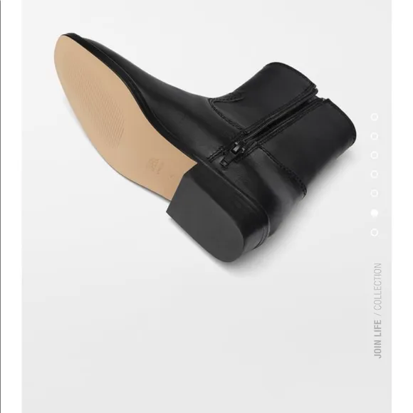 ZARA NWT LIMITED EDITION Leather Cowboy Boots